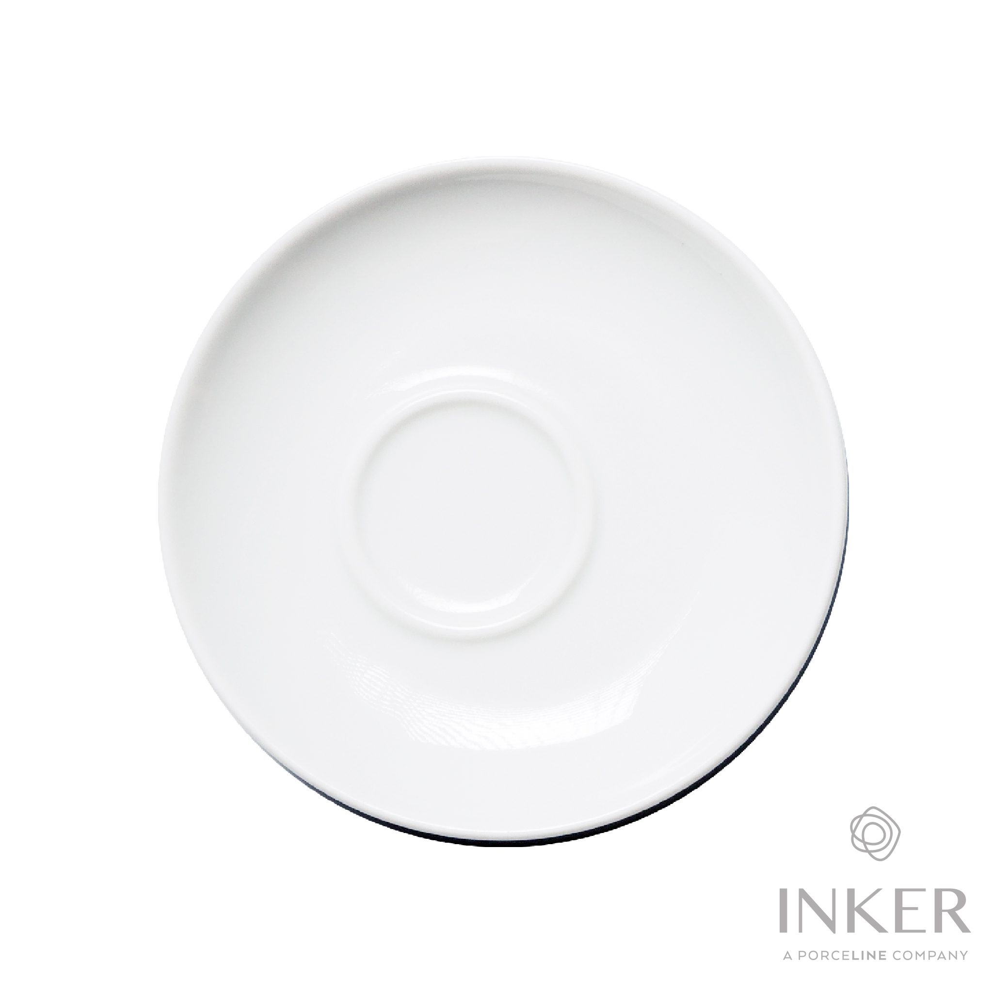 Espresso-Untere 12 cm, Inker weiß