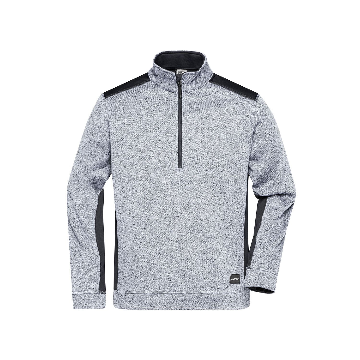 Workwear Fleece Half-Zip Troyer Strong, black/black