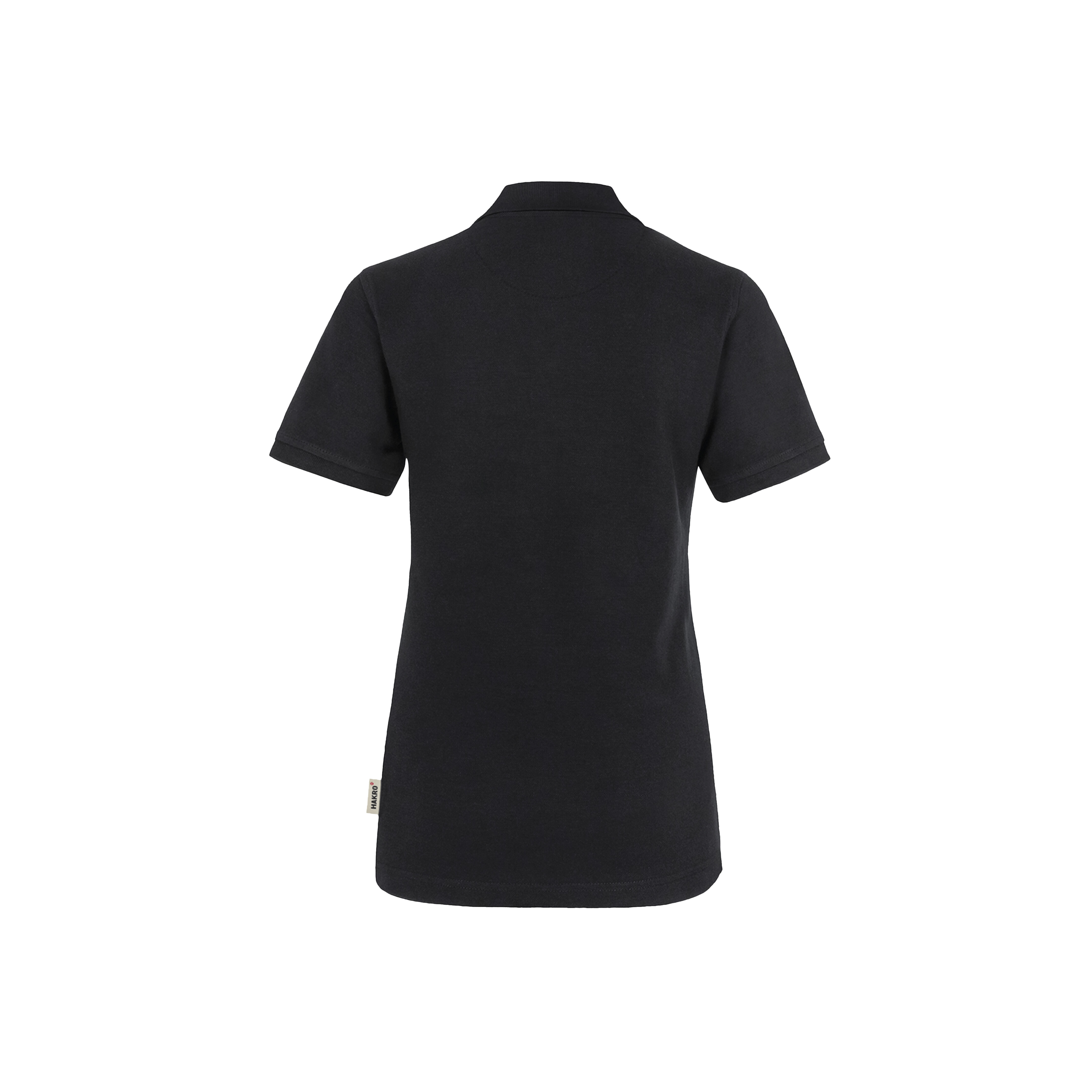 Damen Poloshirt Mikralinar ECO, schwarz
