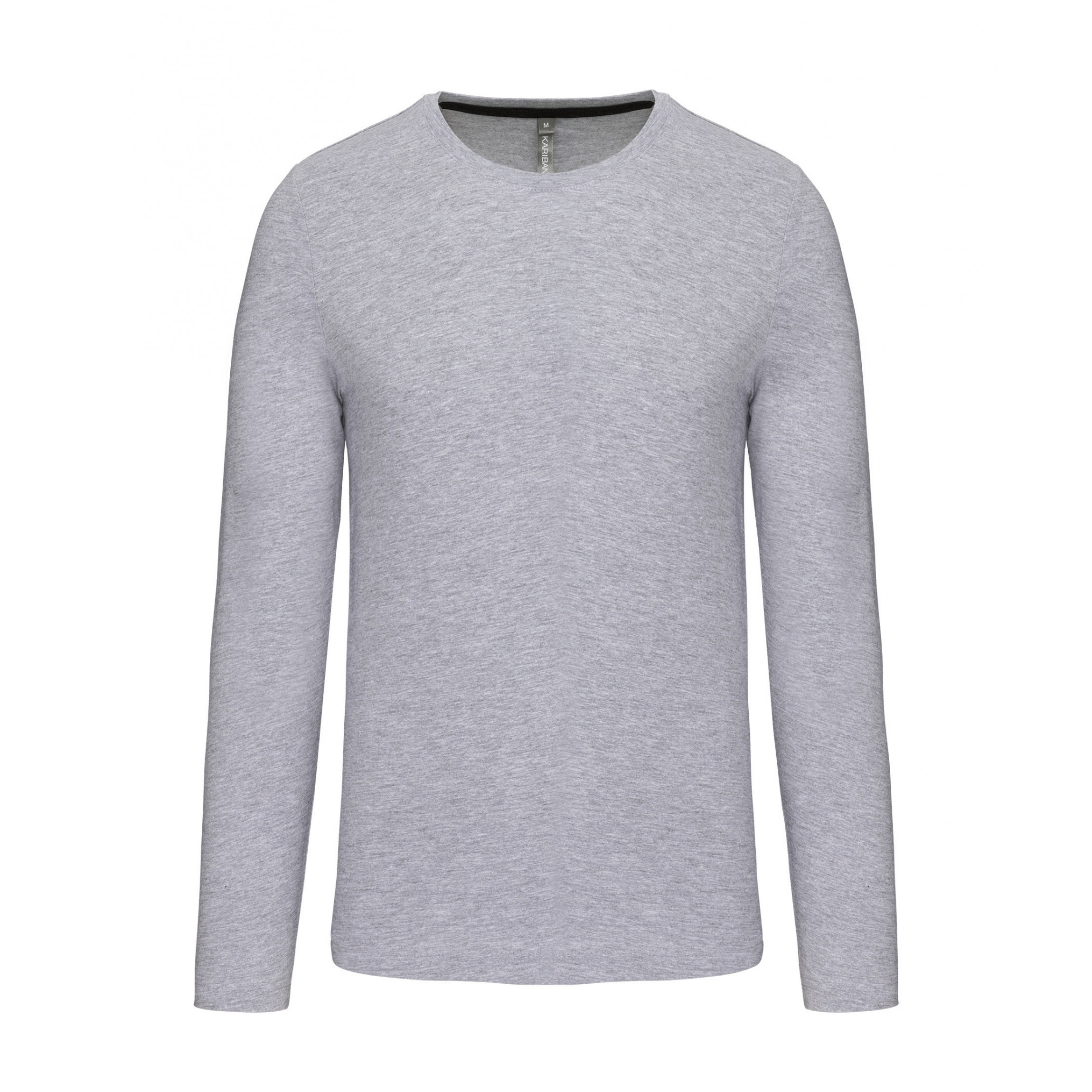 Unisex-Longsleeve Kariban, hellgrau