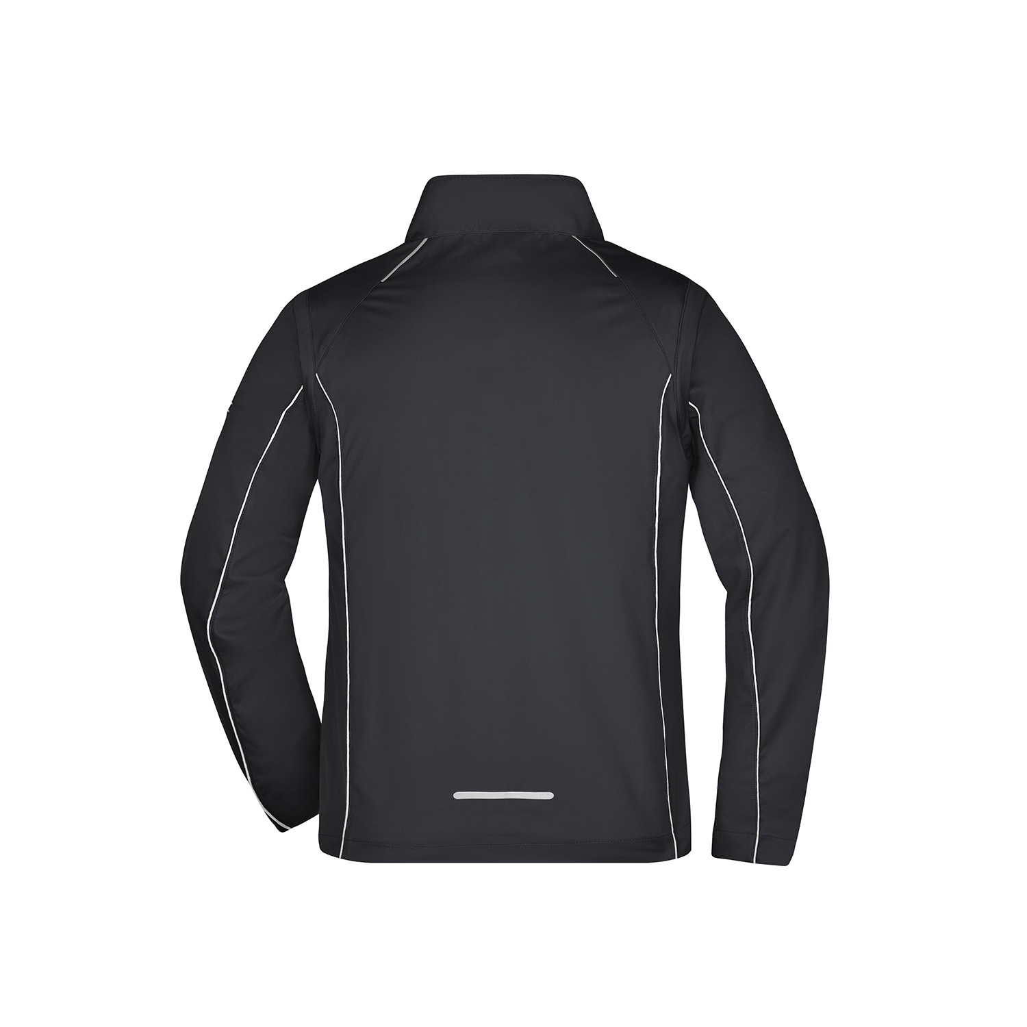 Herren-Softshelljacke Zip-Off, schwarz/silber
