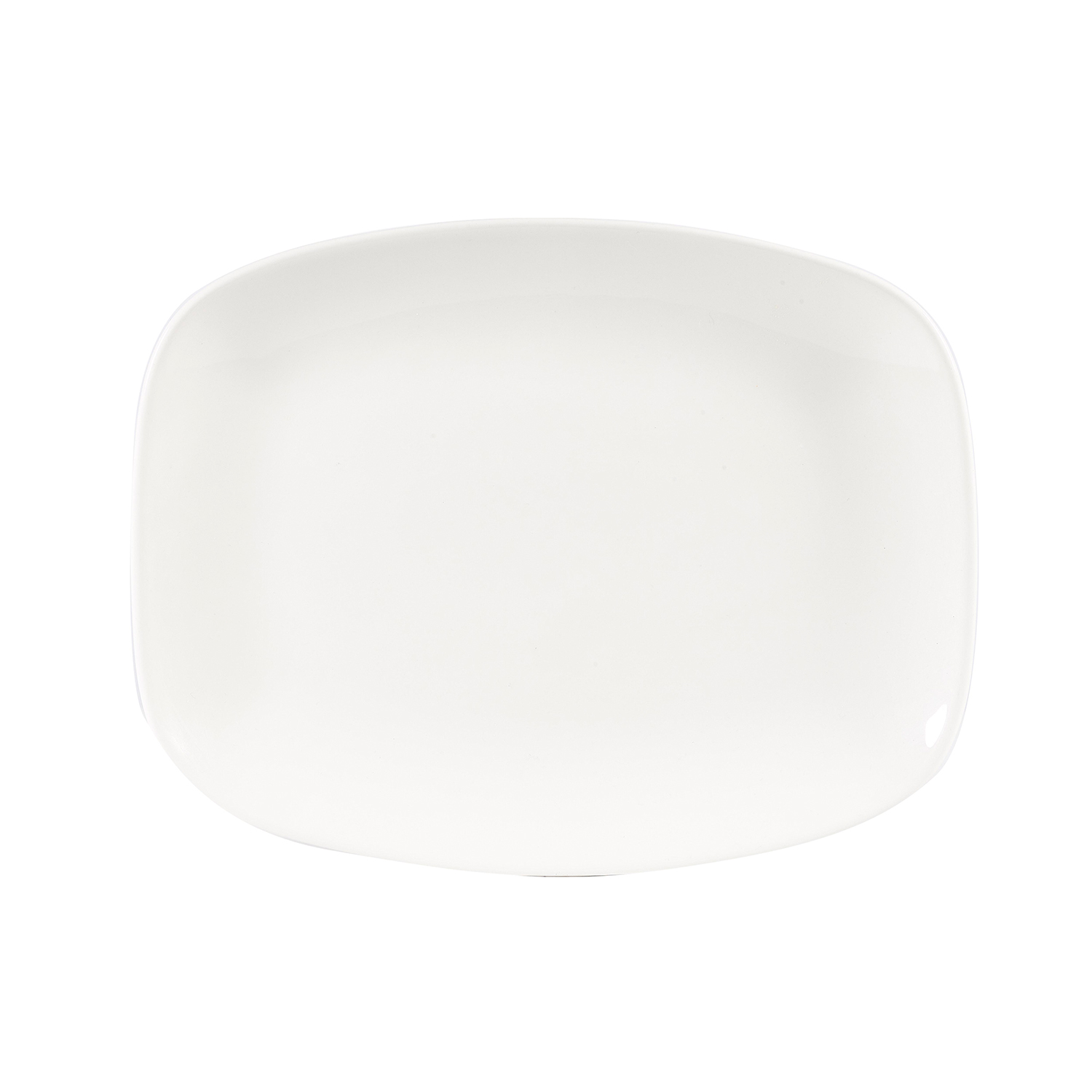 Chefs Oblong Platte No. 5, 15,4 x 12,6 cm weiß, X Squared