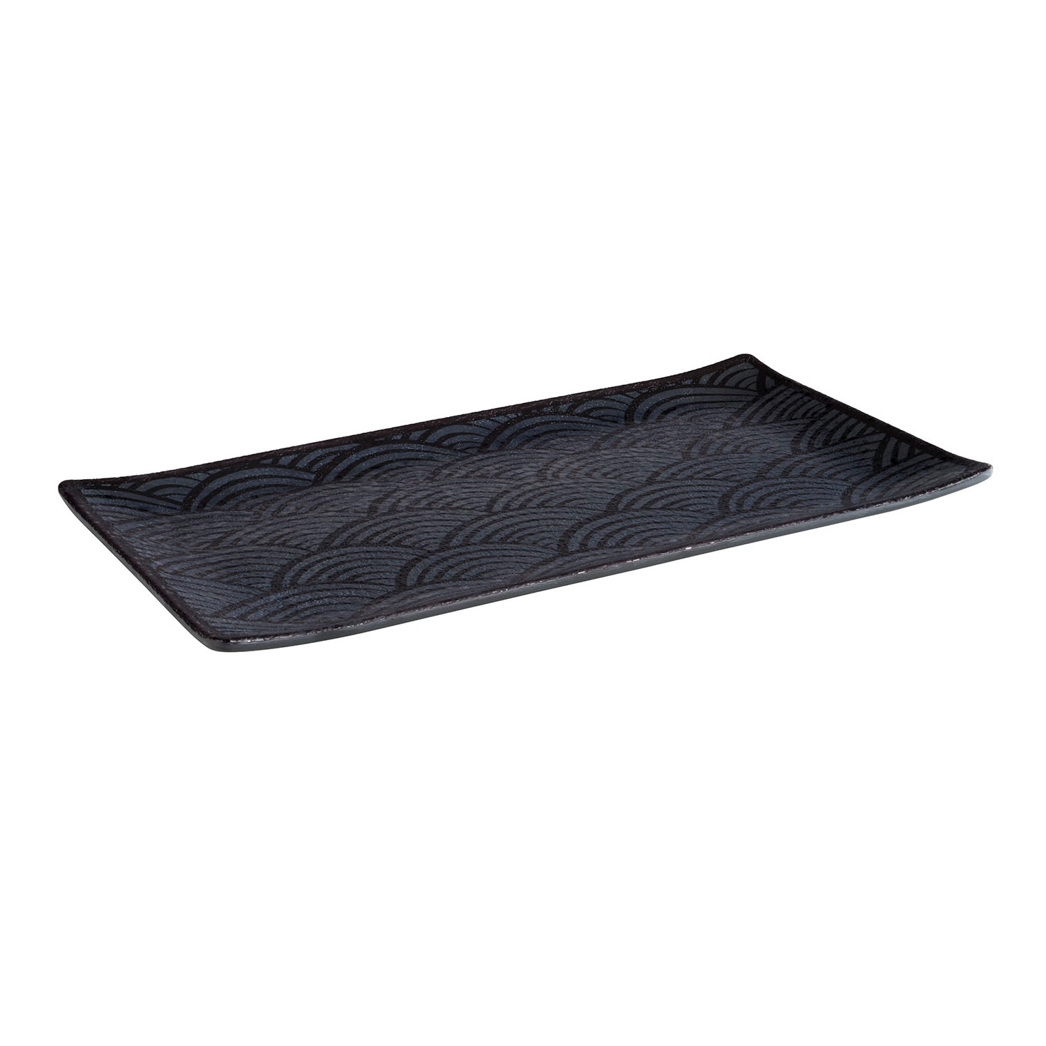GN 1/3 Tablett -DARK WAVE- 32,5 x 17,6 cm, H: 2 cm Melamin