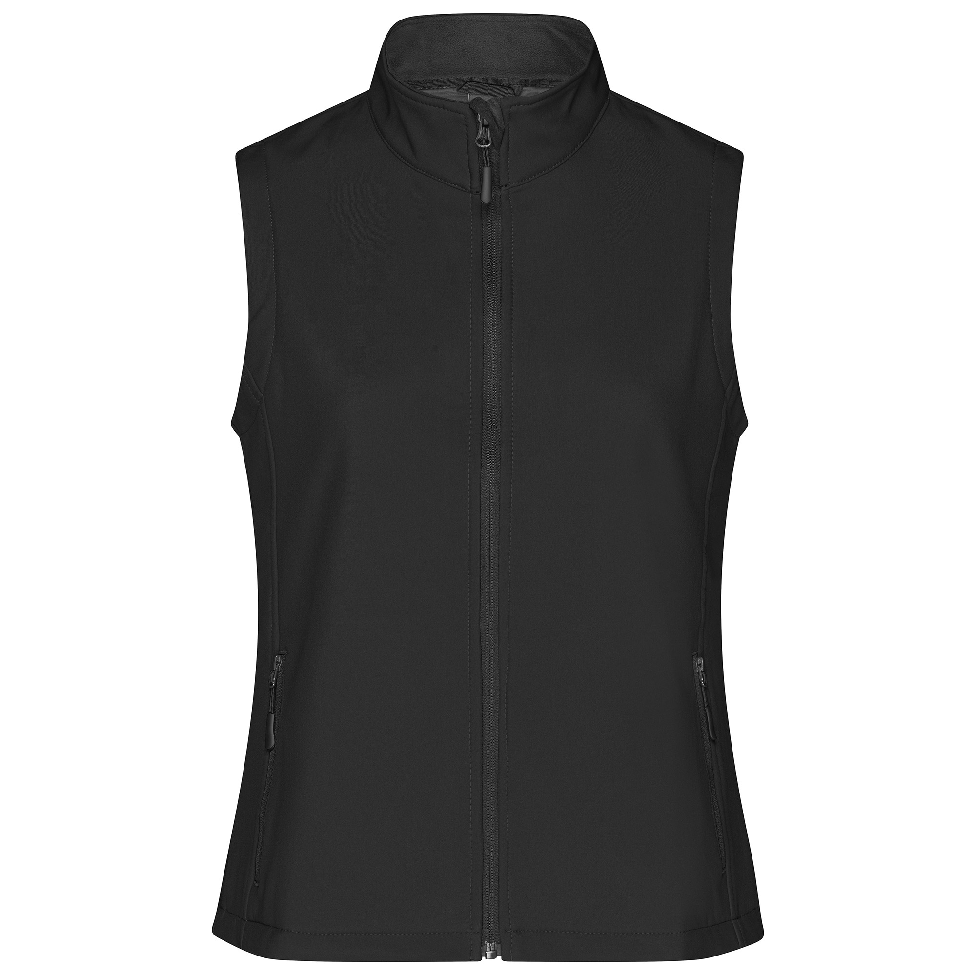 Damen-Softshellweste Promo, schwarz/schwarz
