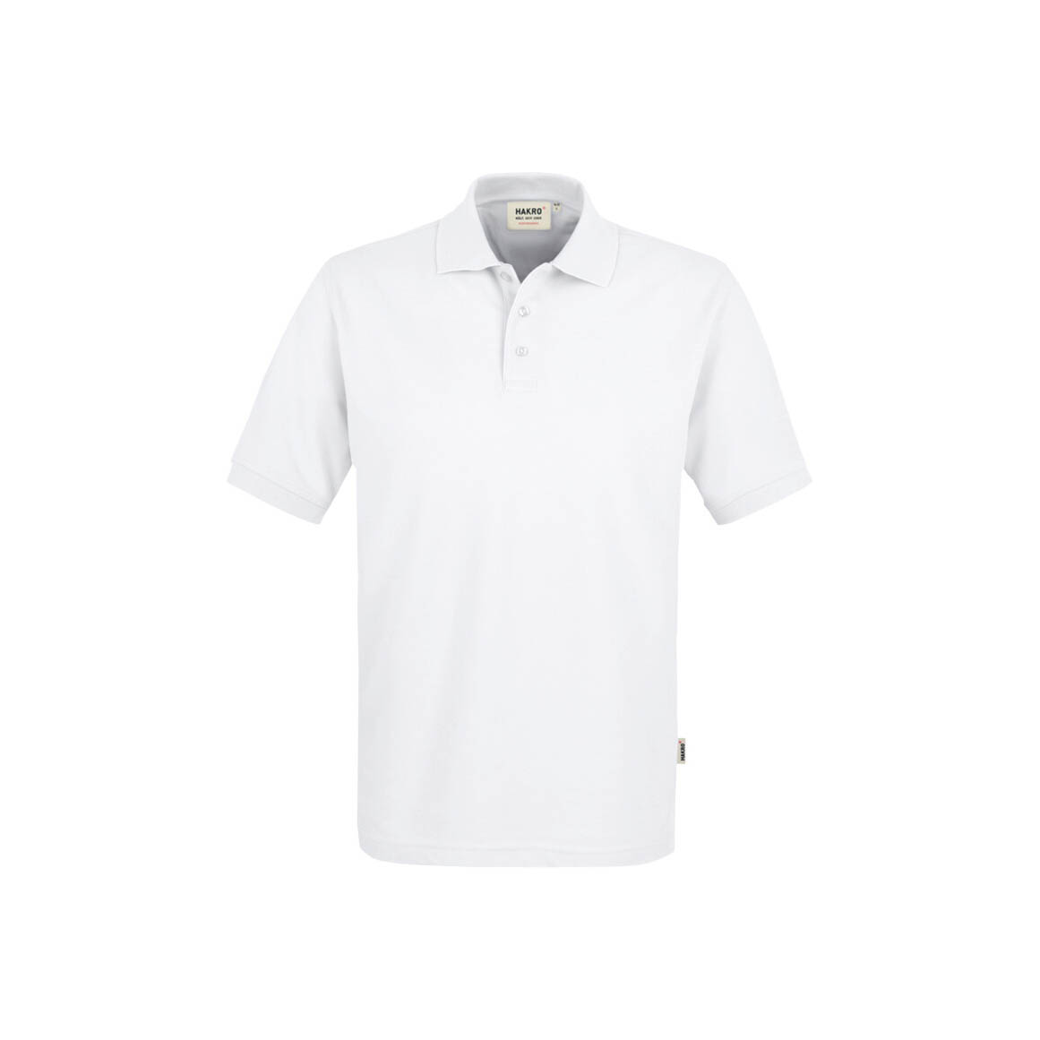 Unisex-Polo Mikralinar, weiß