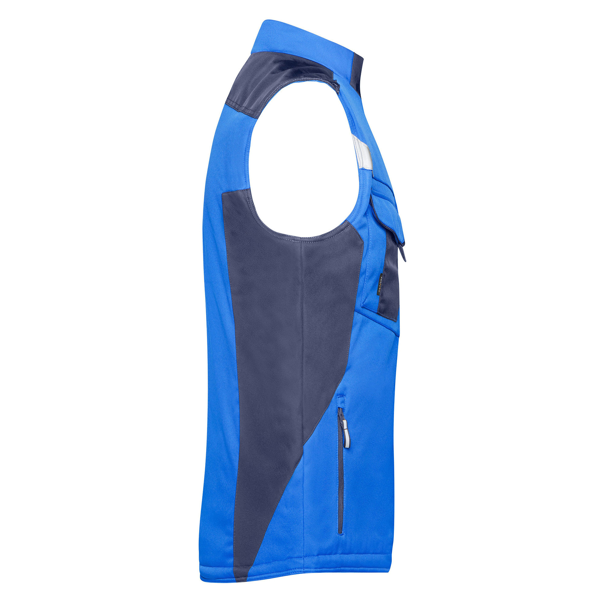 Softshellweste, royalblau/marine