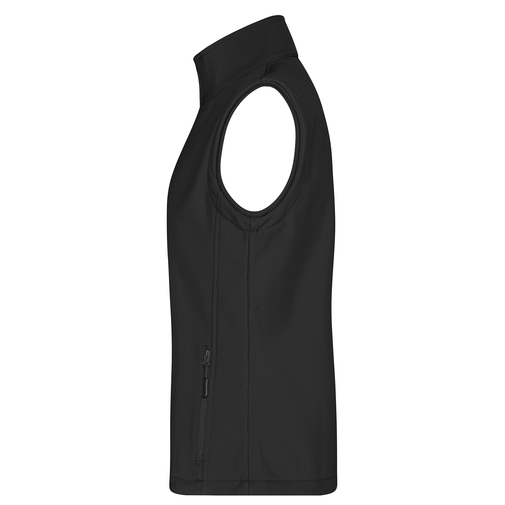 Damen-Softshellweste Promo, schwarz/schwarz