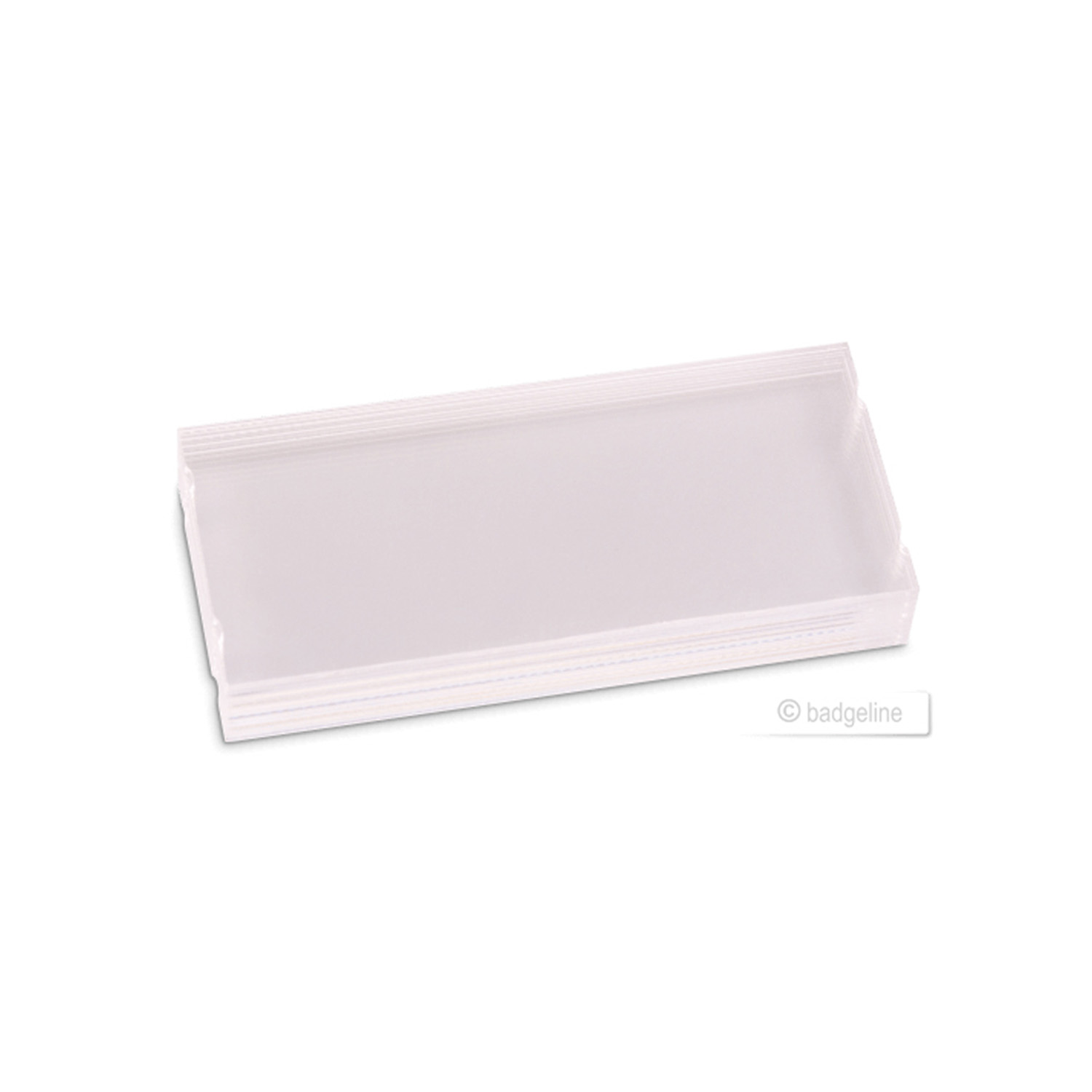 Ersatz-Frontscheibe für Namensschild 78 x 32 mm