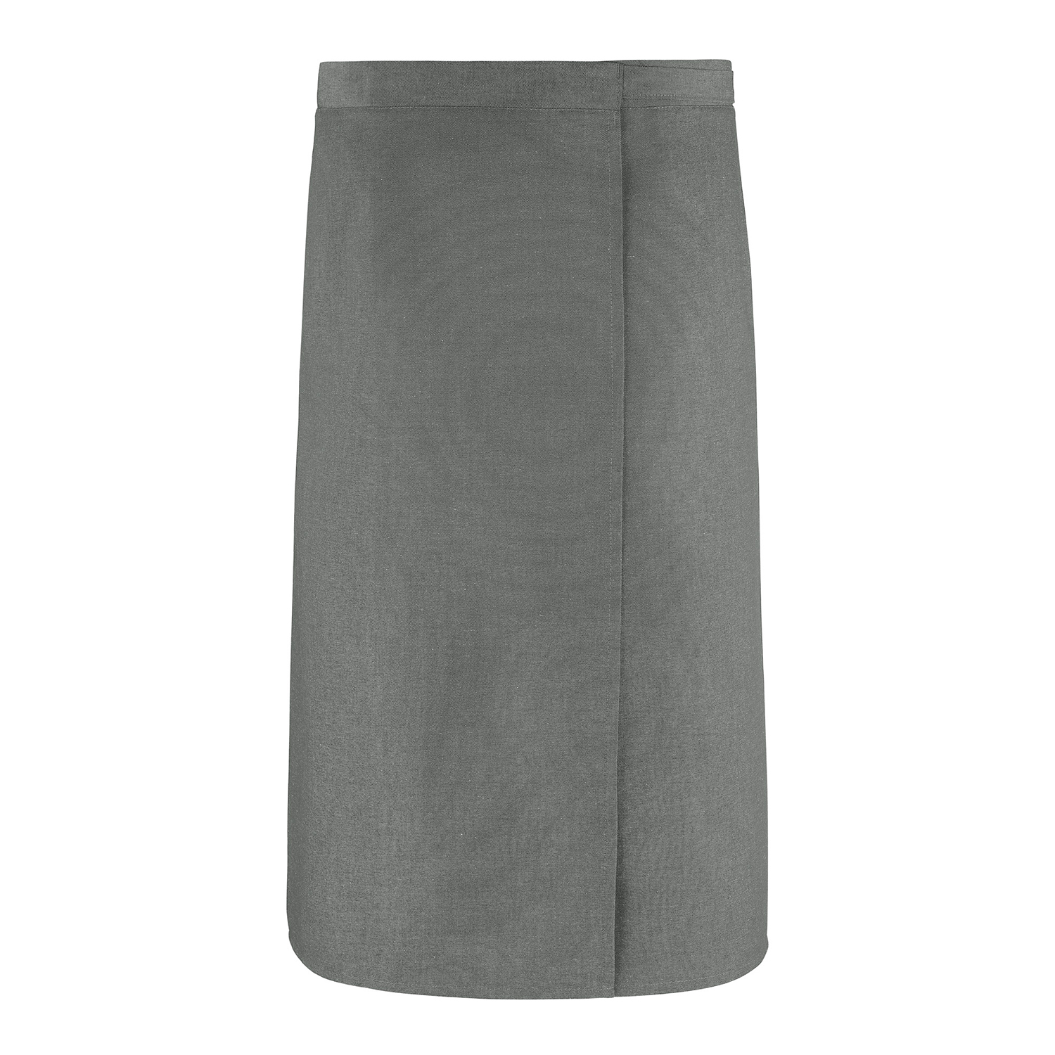 Wickel-Bistroschürze 145 x 80 cm, Jeanslook hellgrau