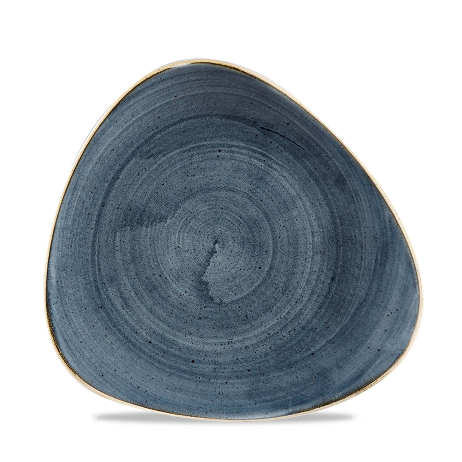 Triangle Teller flach 24,5 cm, Stonecast Blueberry