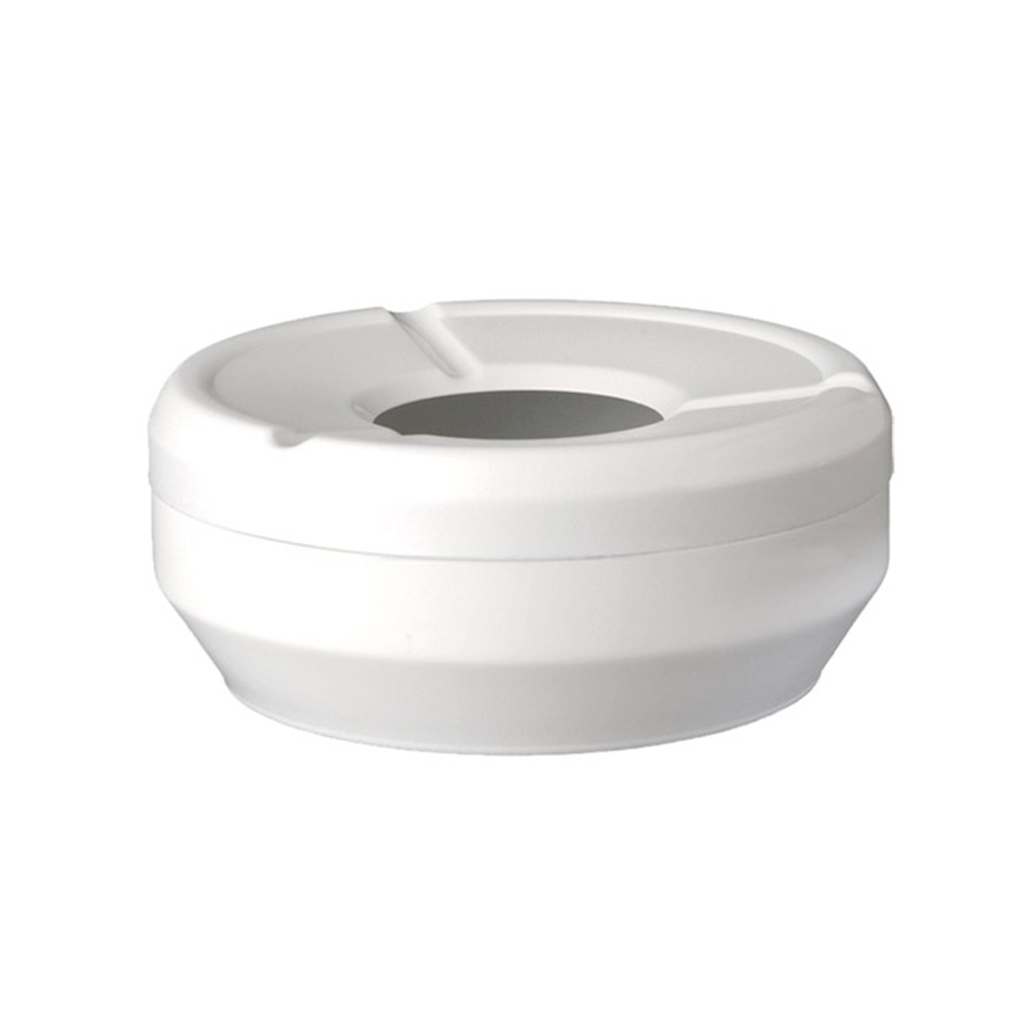 Windaschenbecher -CASUAL- Ø 10 cm, H: 4 cm Melamin, weiß