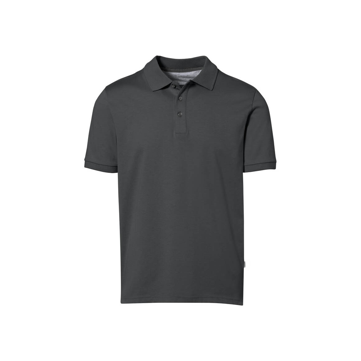 Unisex-Polo Cotton Tec, anthrazit