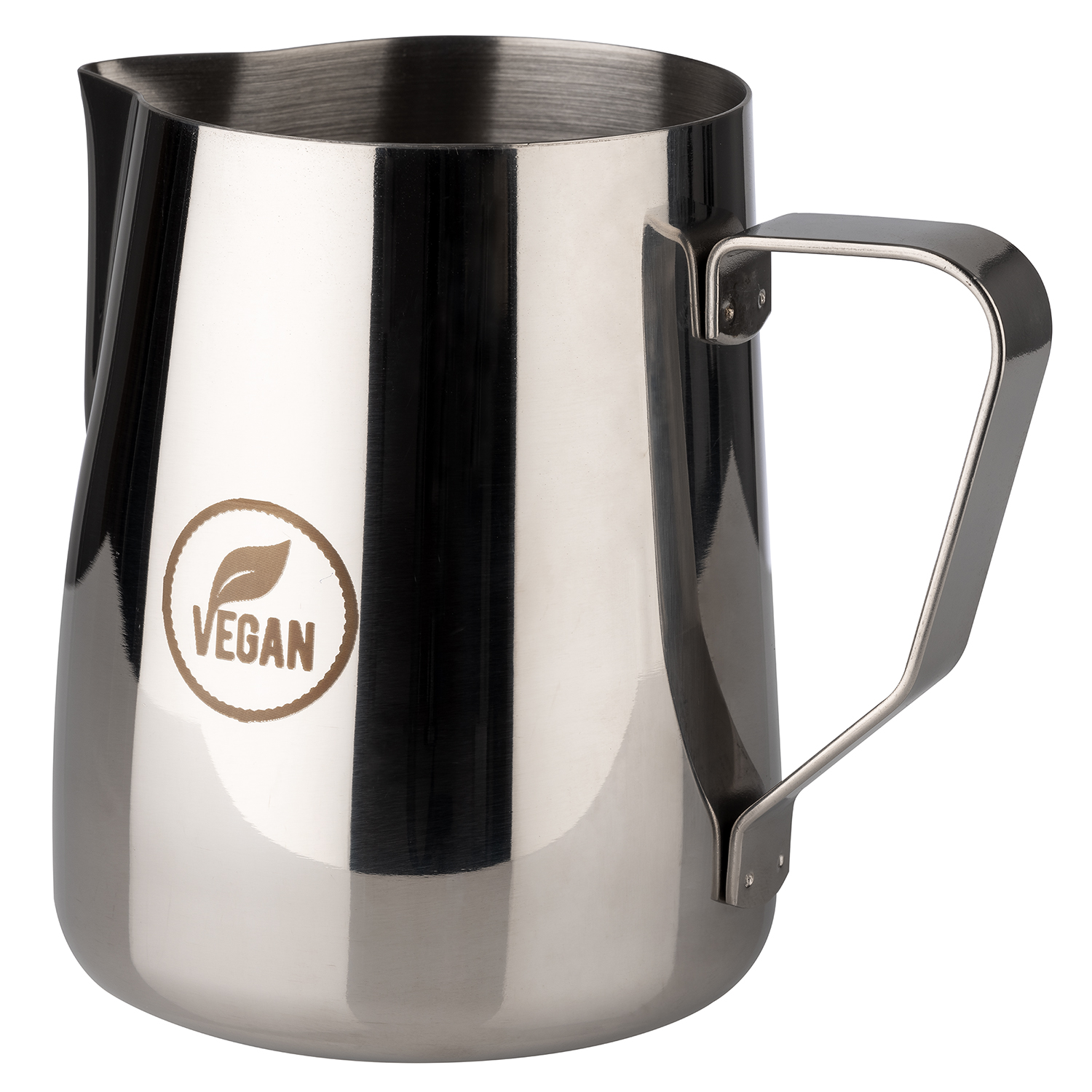 Milch- / Universalkanne  Ø 10,5 cm, H: 13 cm, 0,8 Liter, mit Gravur "VEGAN"