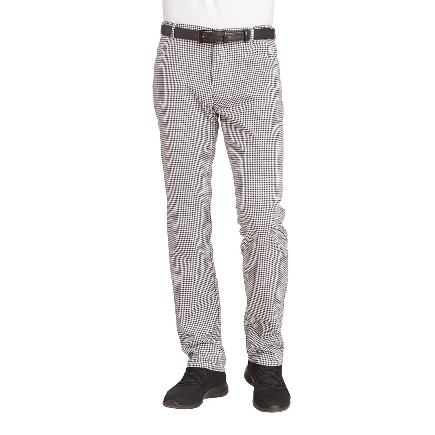 Herren-Jeansbundhose, pepita