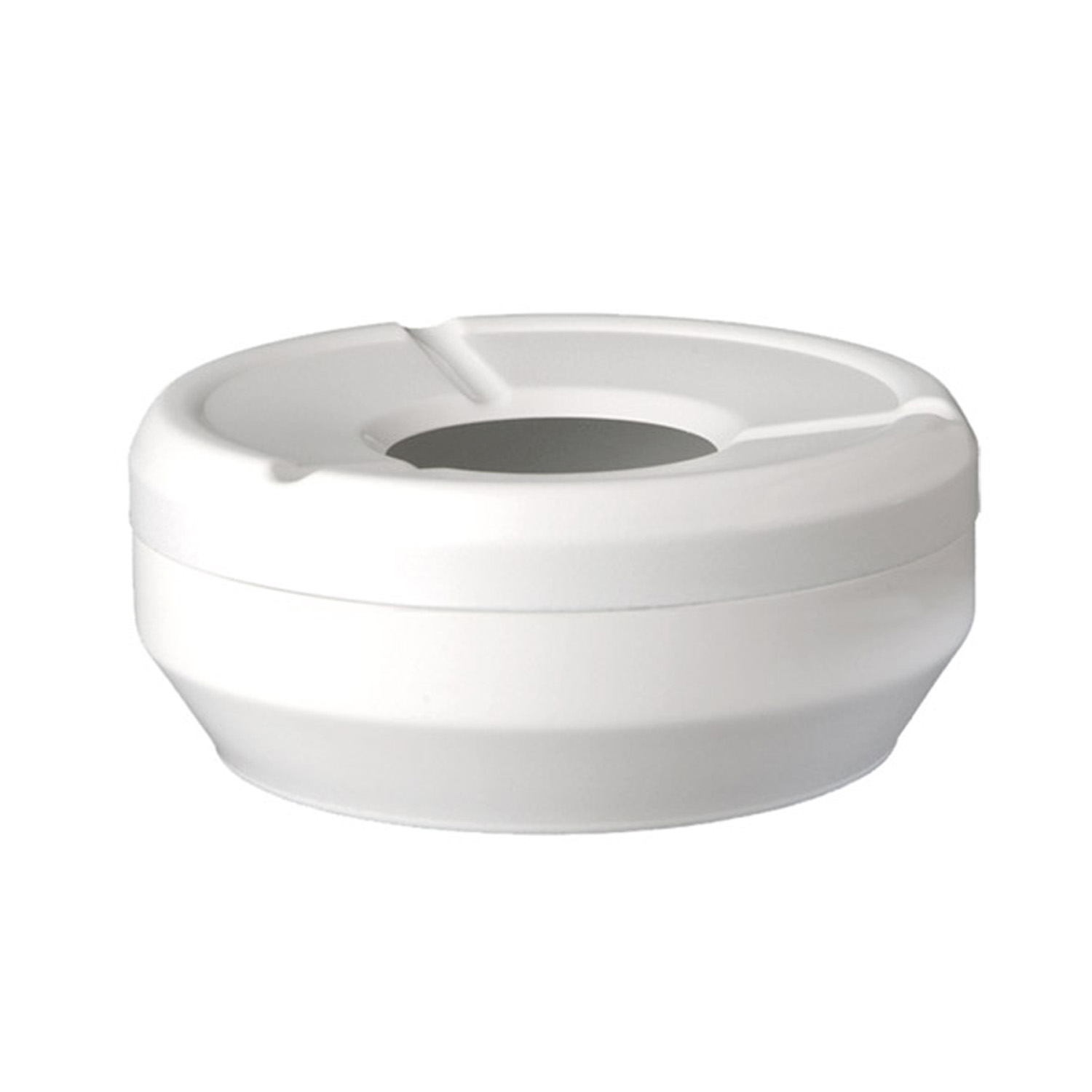 Windaschenbecher -CASUAL- Ø 12 cm, H: 4,5 cm Melamin, weiß