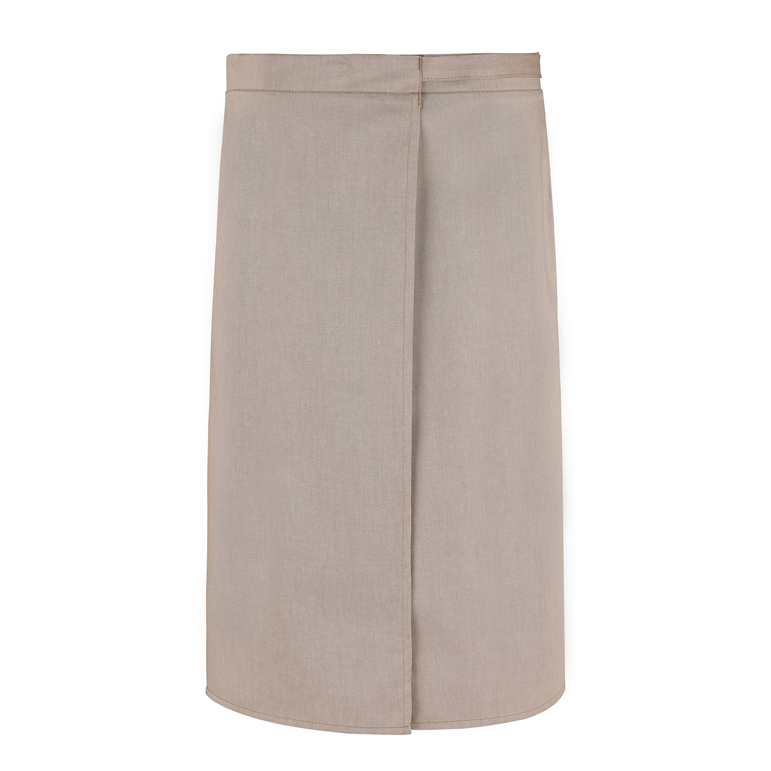Wickel-Bistroschürze 145 x 80 cm, Jeanslook sand