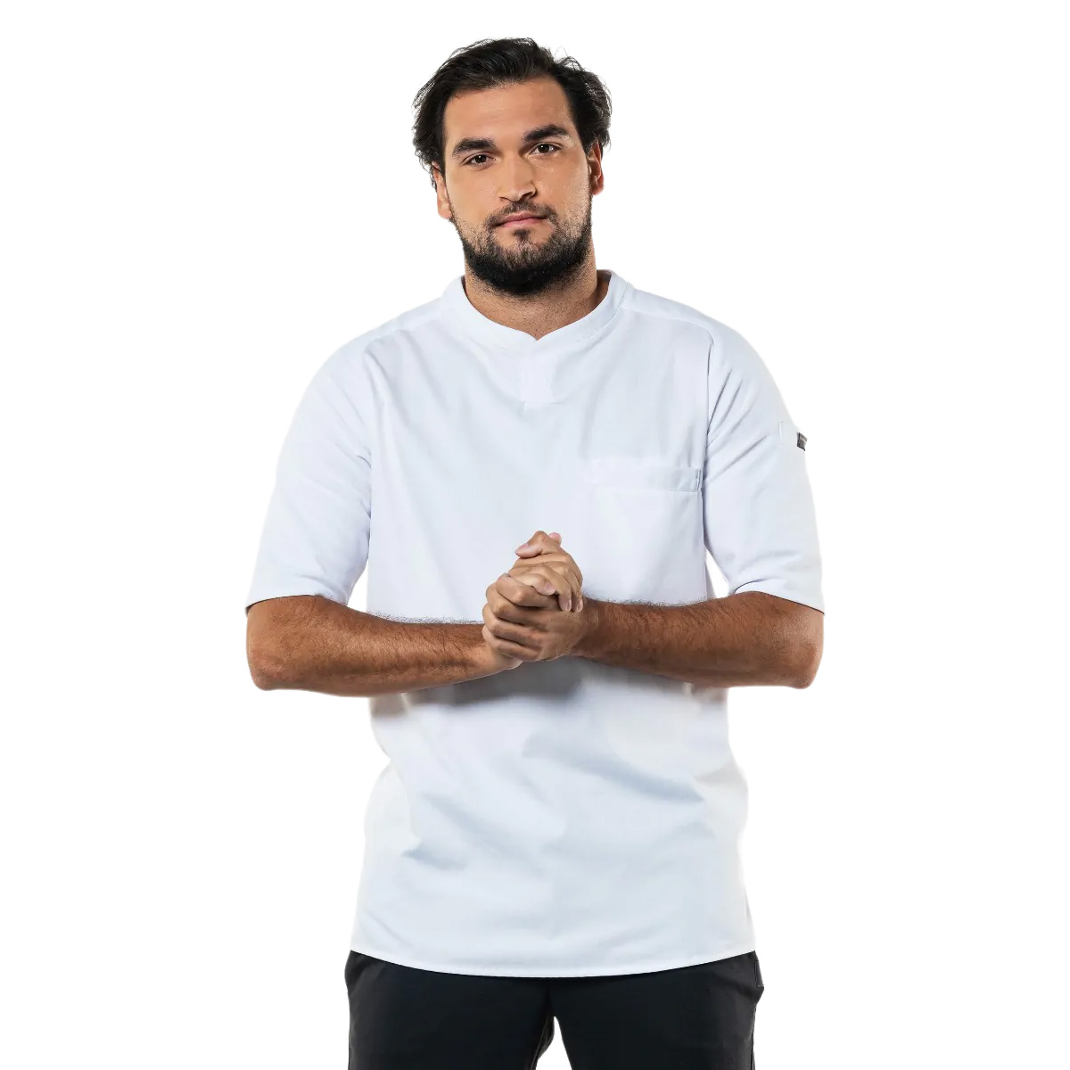 Chaud Devant T-Shirt Valente Chef Jacket weiß