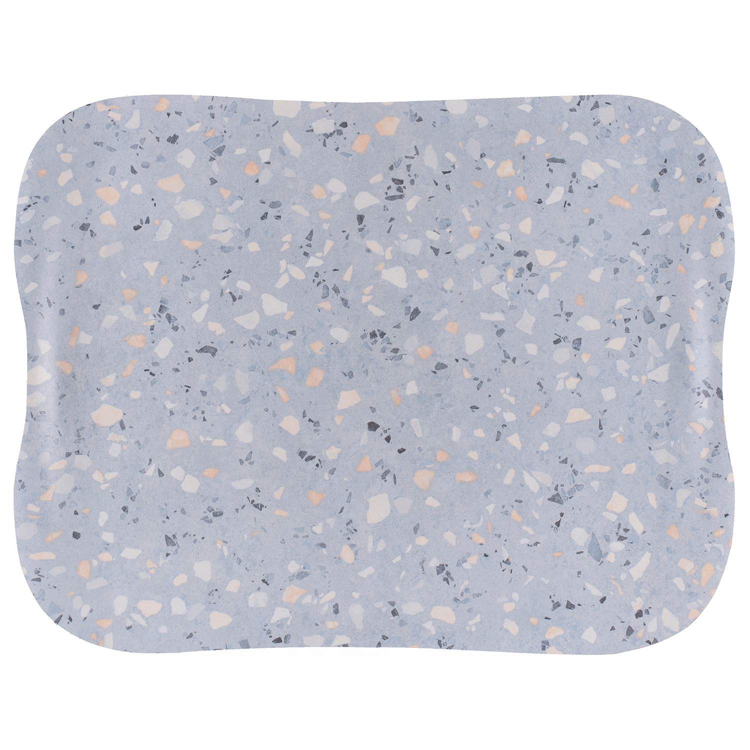 Tablett Dura matt 46 x 36 cm, Terrazzo, rutschfest
