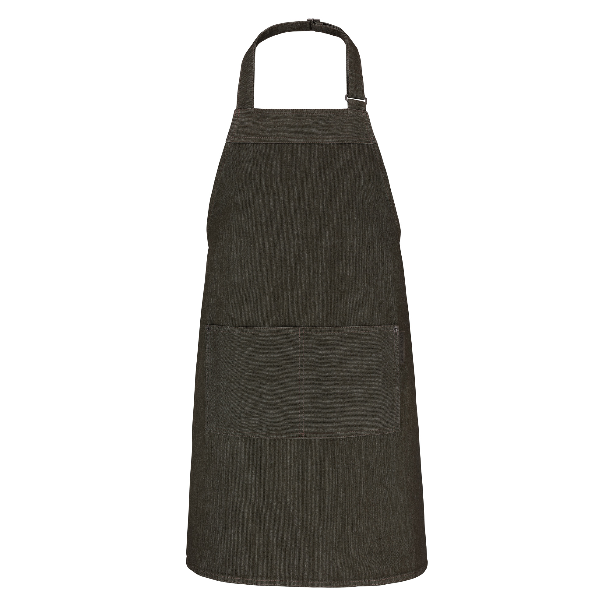 Chaud Devant Latzschürze Base, L: 75 cm, B: 70 cm, brown denim