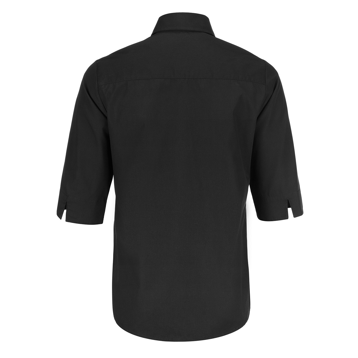 Damenbluse Laura, 3/4 Arm, schwarz, untailliert