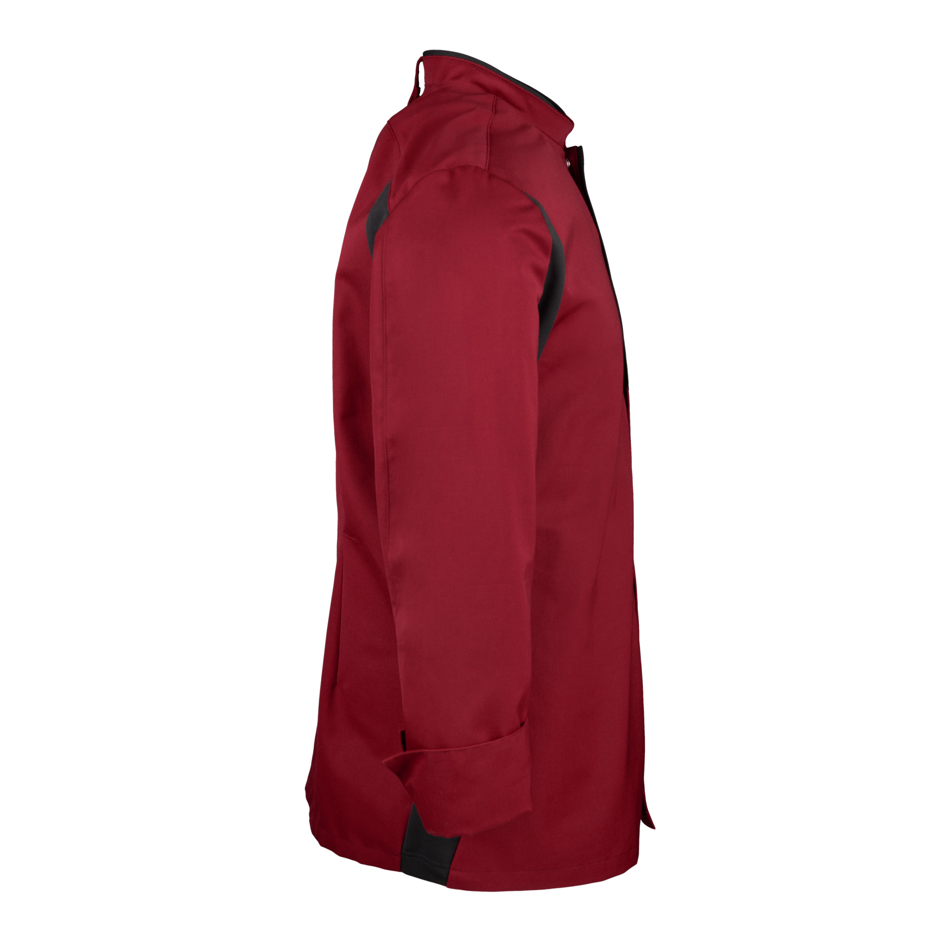 Koch-/Servicejacke FOCUS Herren karminrot/anthrazit