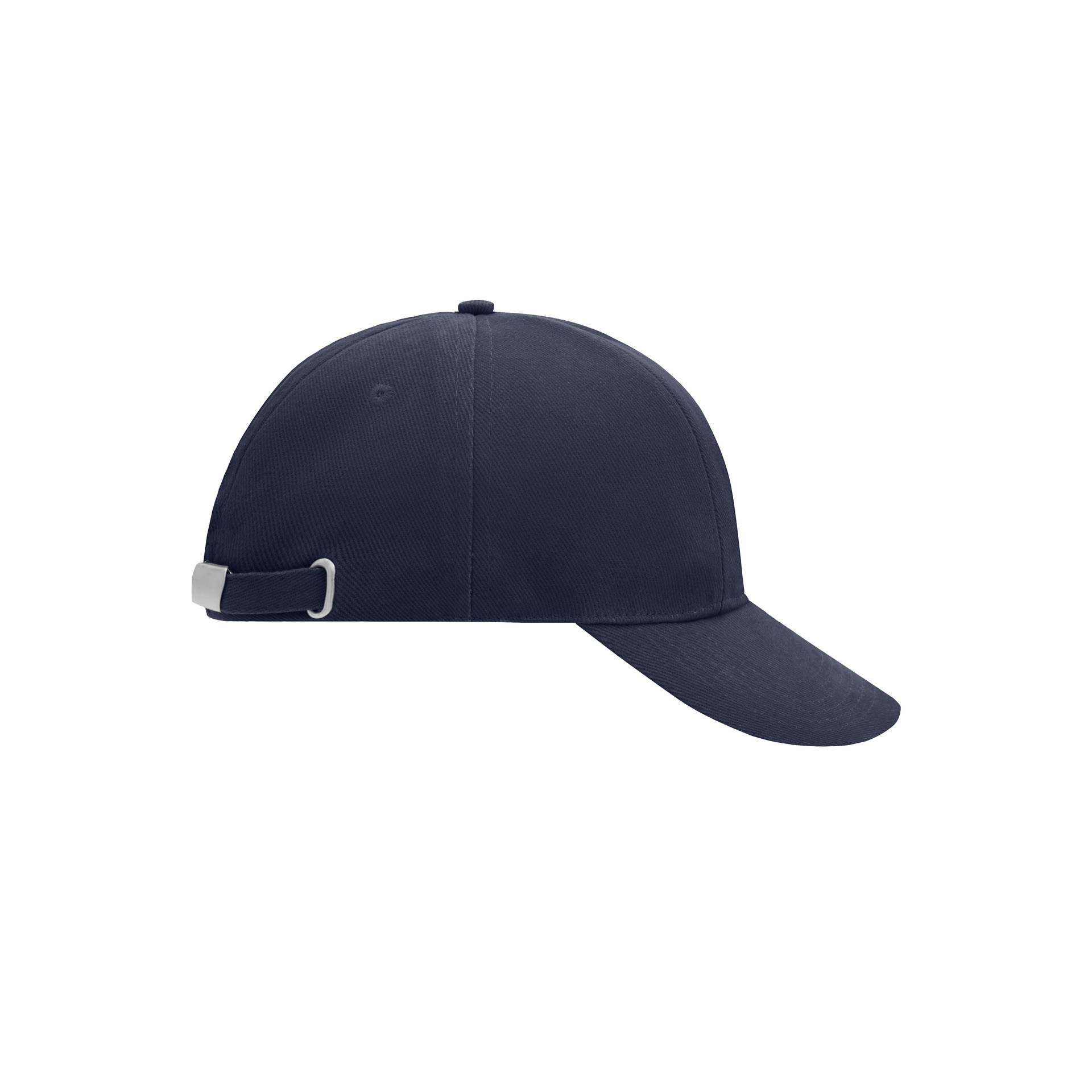 Base-Cap 6 Panel, Clipverschluss mit matter Metallöse, Fb. navy