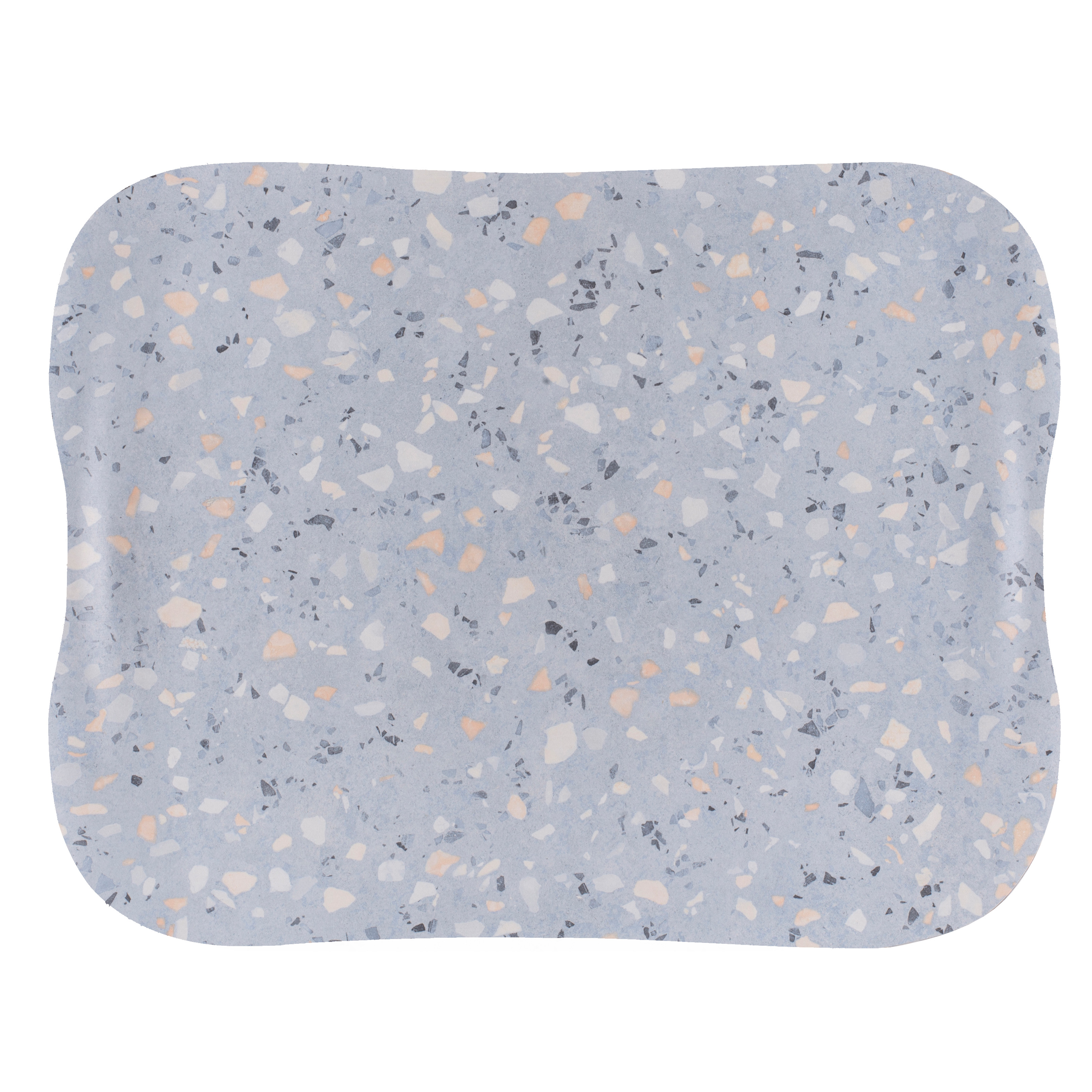 Tablett Dura matt 43 x 33 cm, Terrazzo, rutschfest