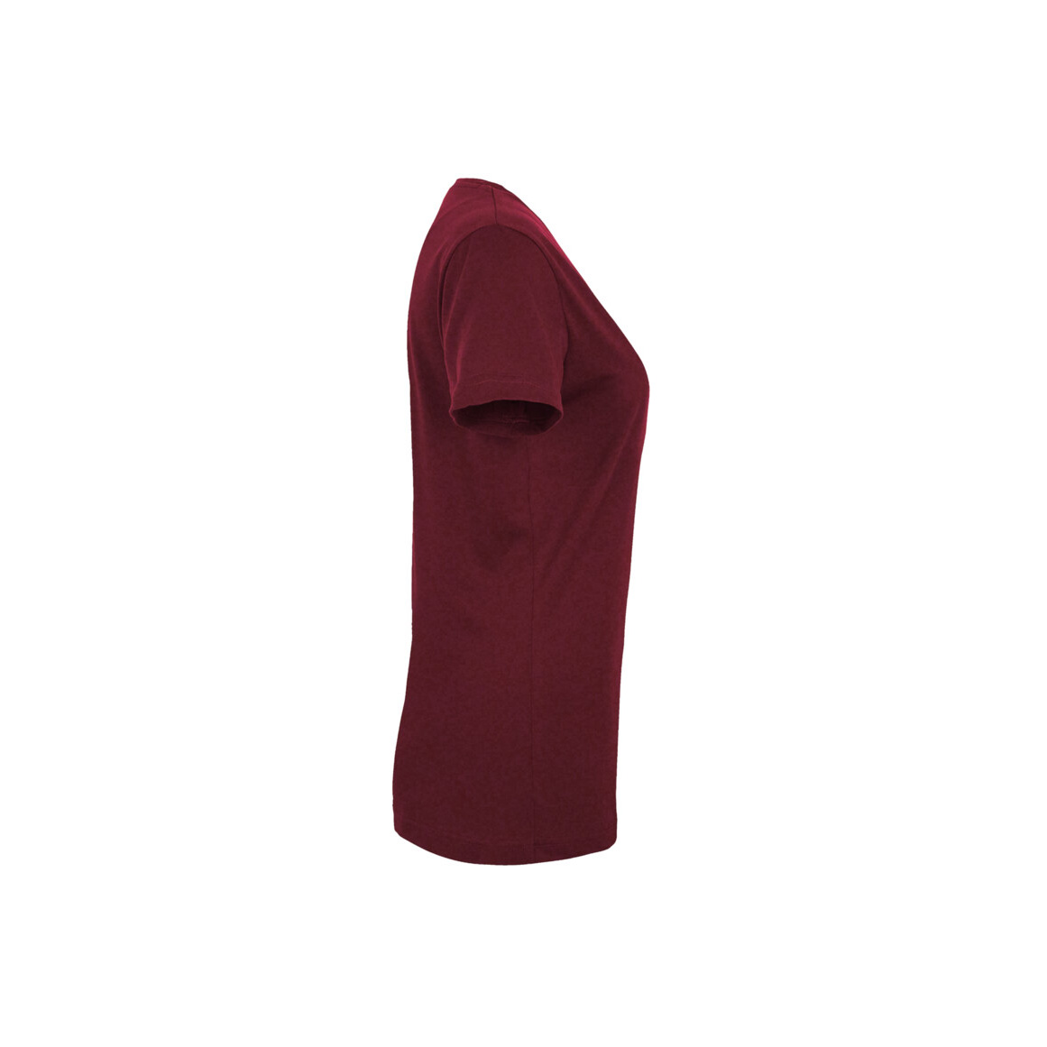 Woman-V-Shirt Mikralinar, weinrot