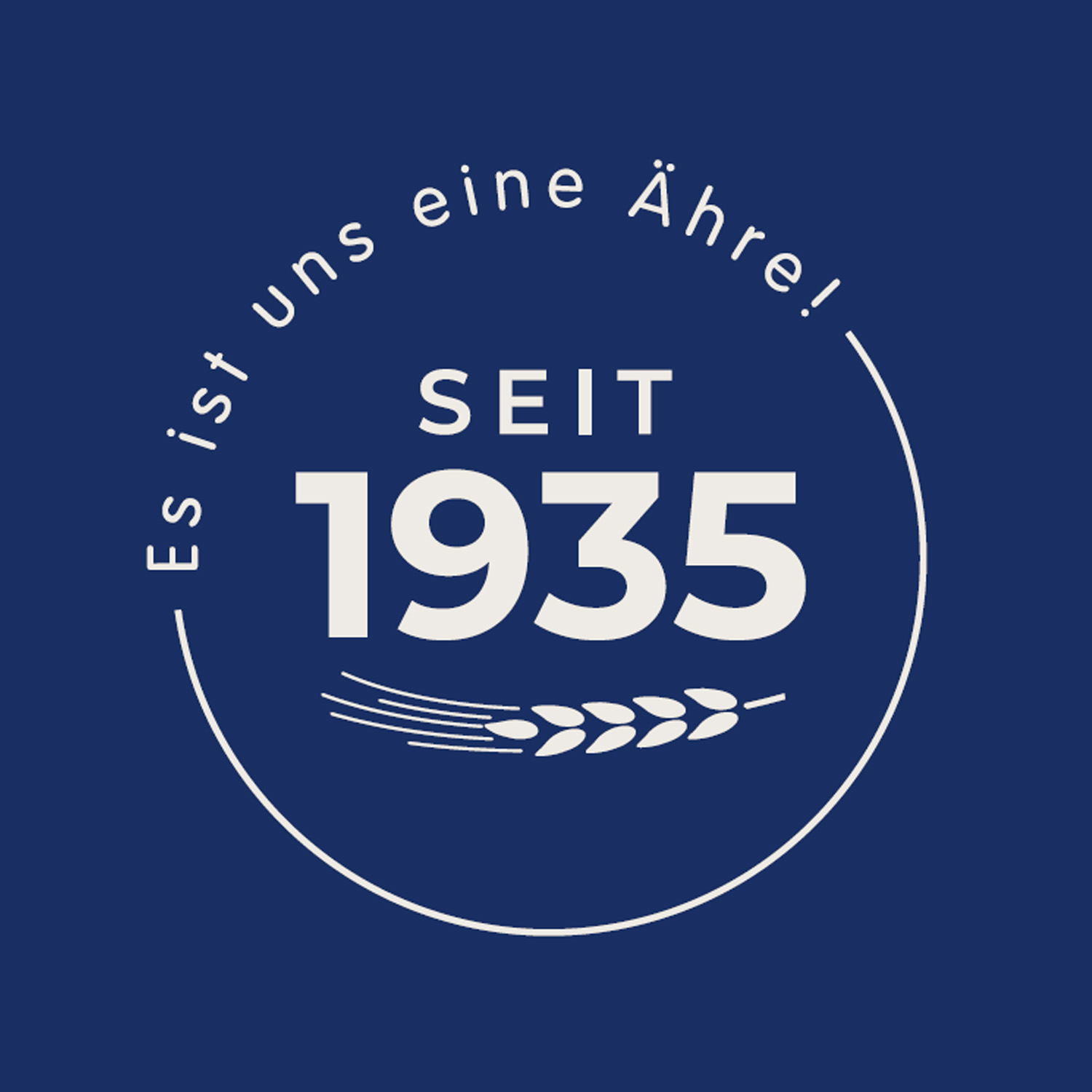 Druck  Rücken auf tintefarb. Kleidung : Logo "Volkmann Siegel", Größe 21 cm,