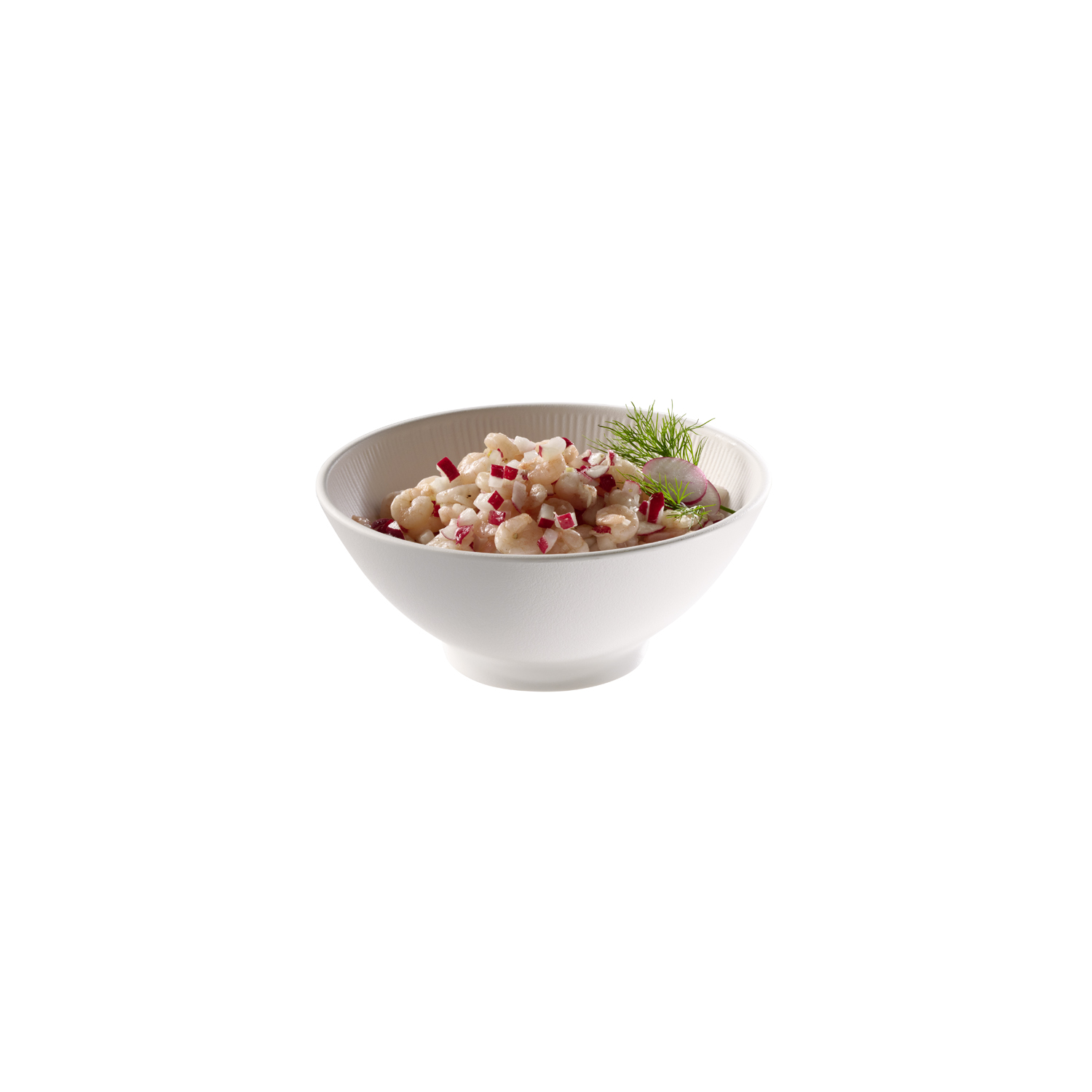 BLUSH Schale ø 19 cm, H: 8,0 cm, Melamin, weiß/beige