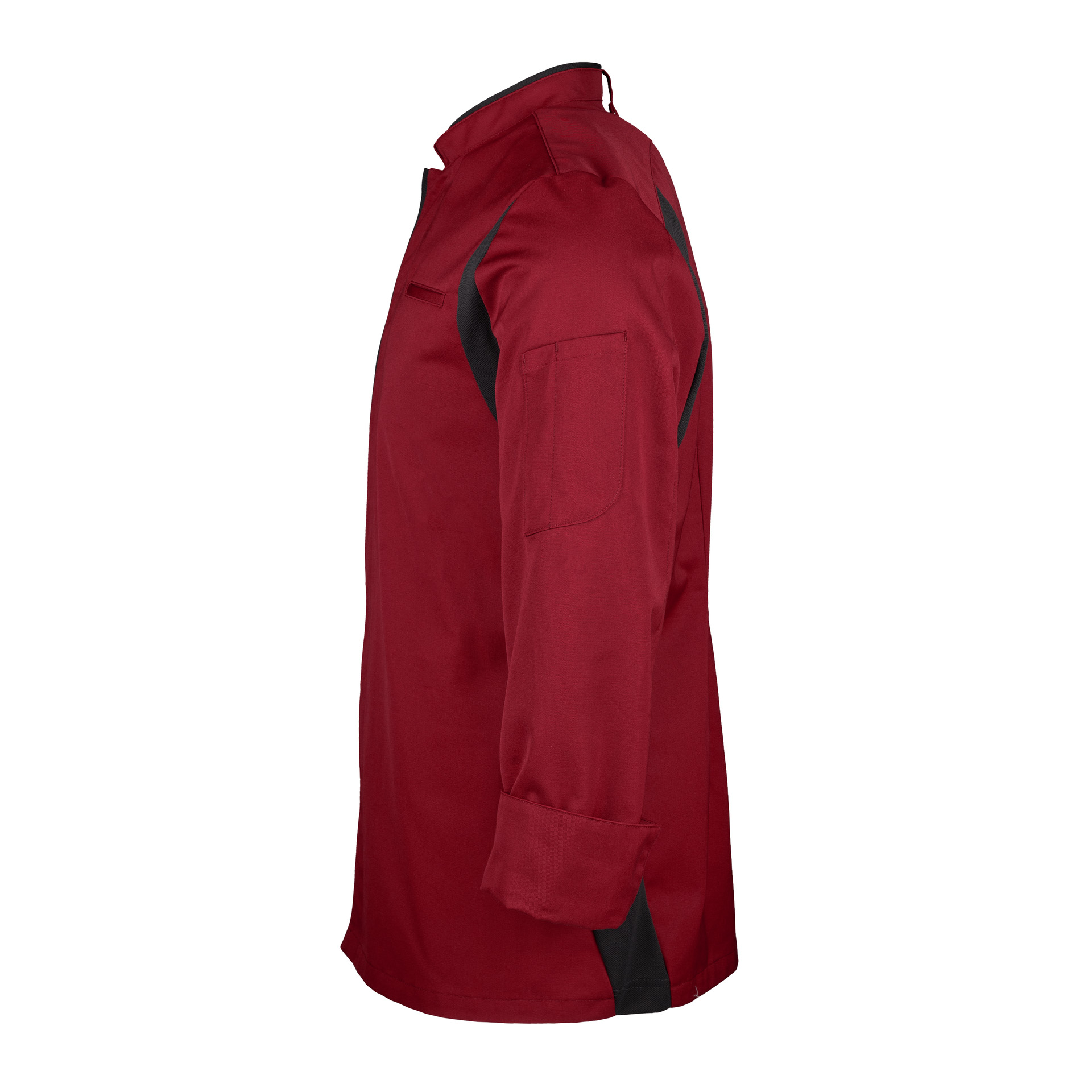 Koch-/Servicejacke FOCUS Damen kaminrot/anthrazit