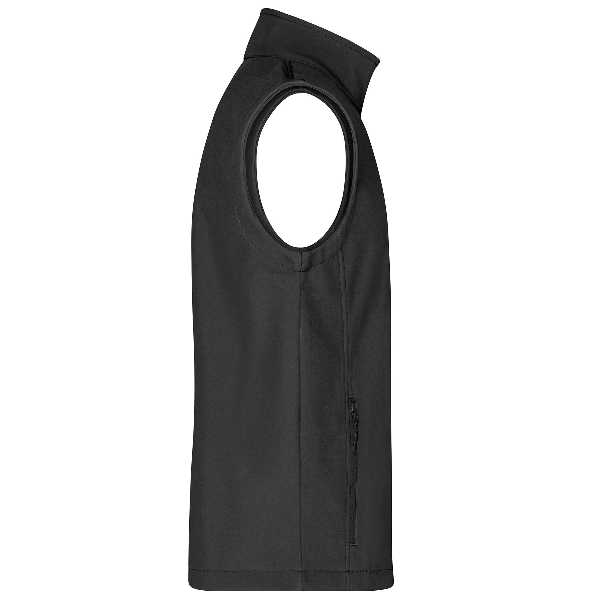 Herren-Softshellweste Promo, schwarz/schwarz