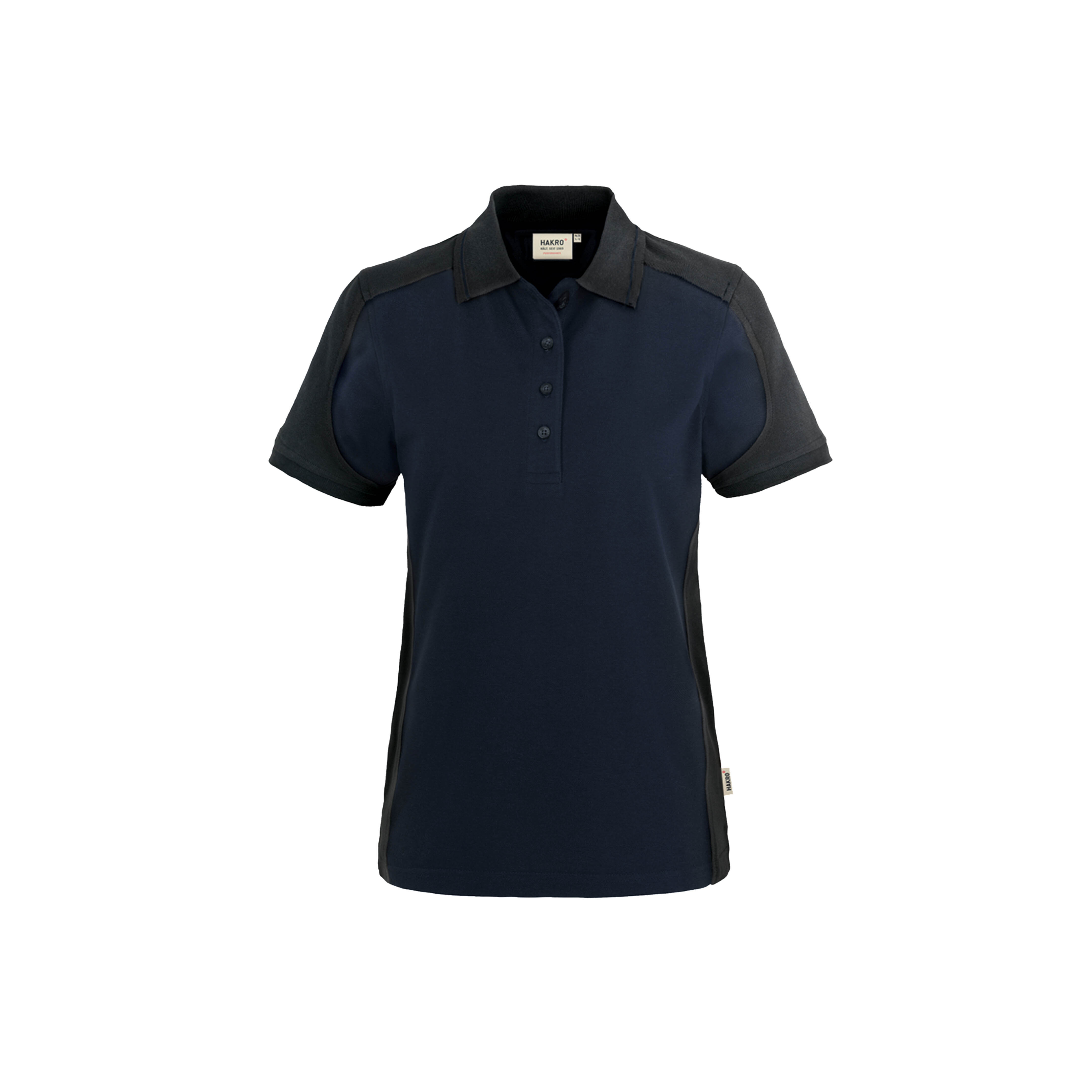 Woman-Polo Contrast, tinte/anthrazit