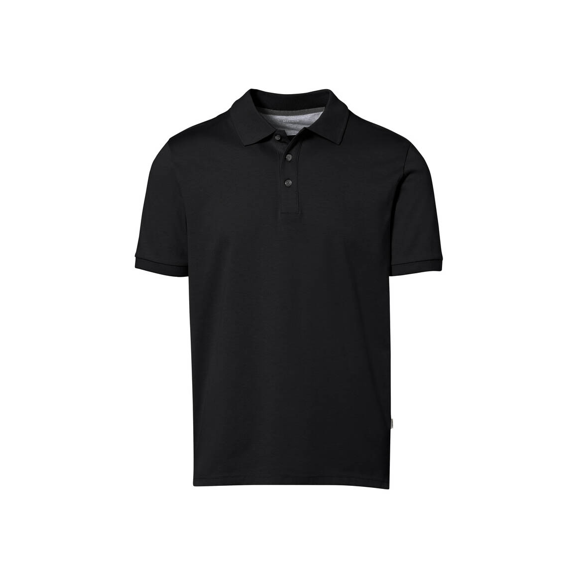 Unisex-Polo Cotton Tec, schwarz