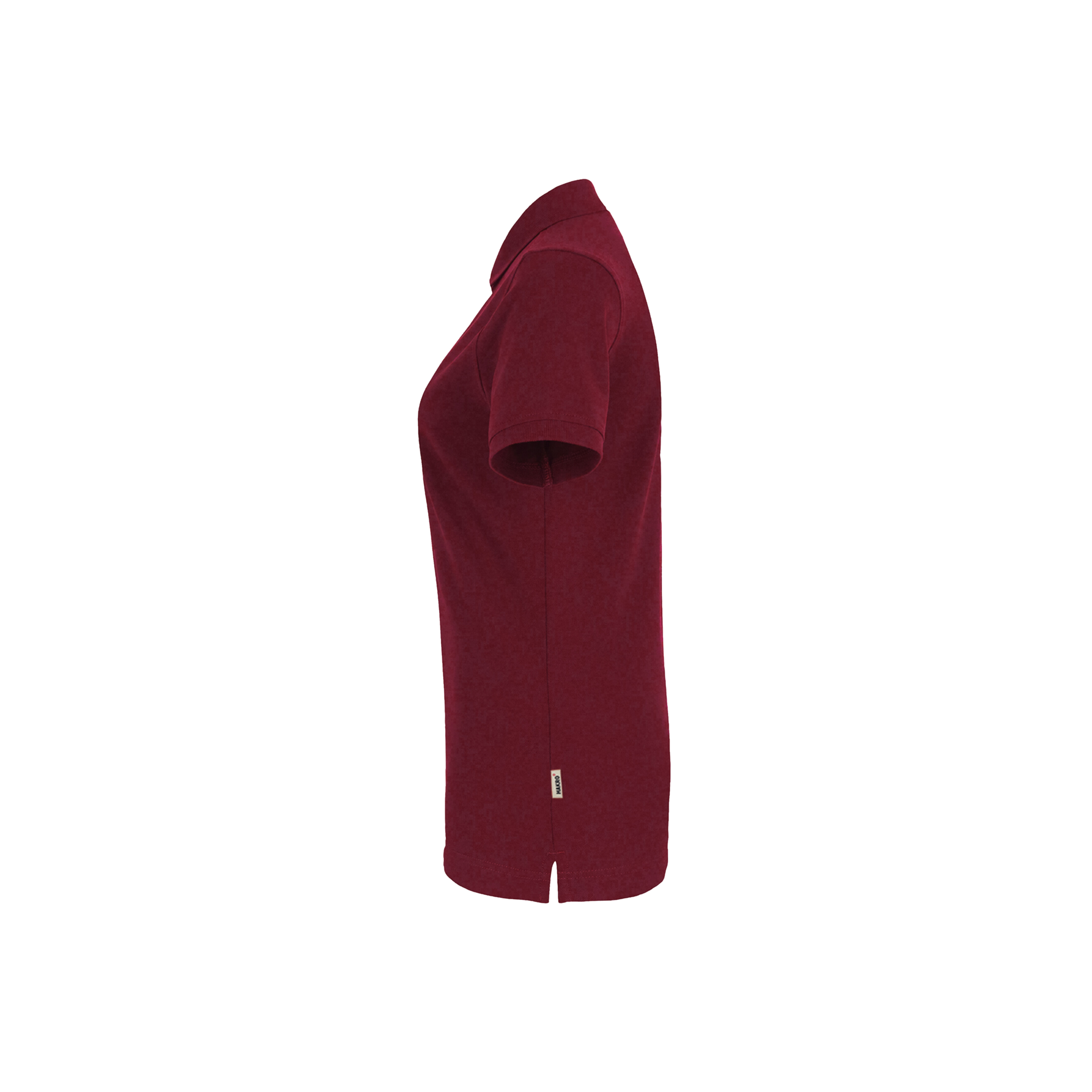 Damen Poloshirt Mikralinar ECO, weinrot