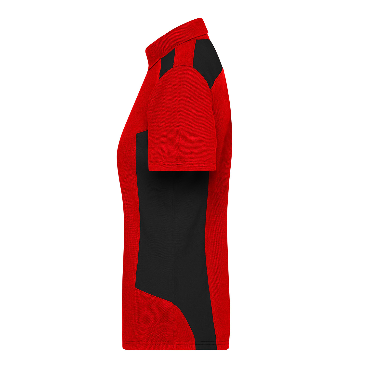 Workwear Damen-Poloshirt Strong, red/black