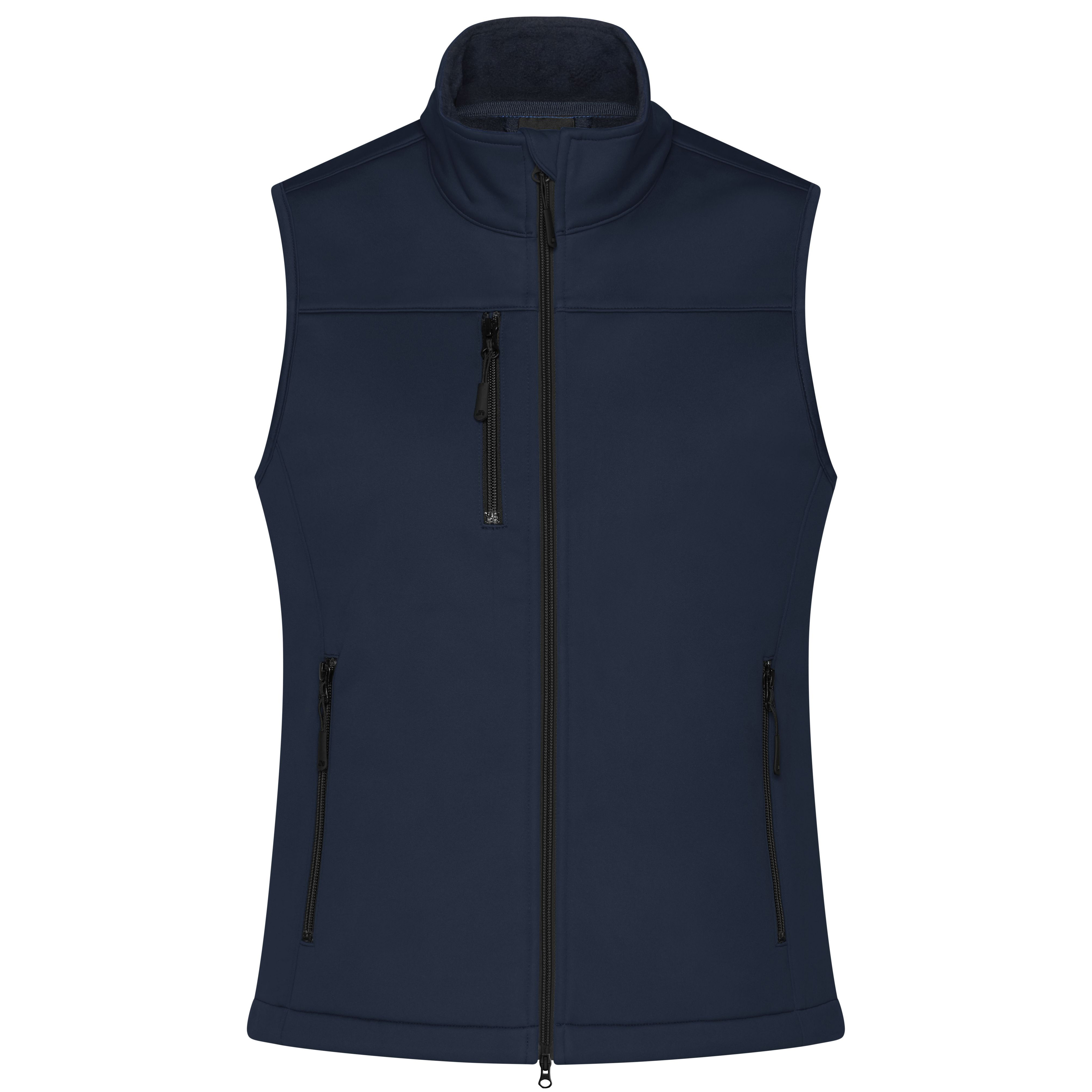Damen-Softshellweste aus recyceltem Polyester, navy