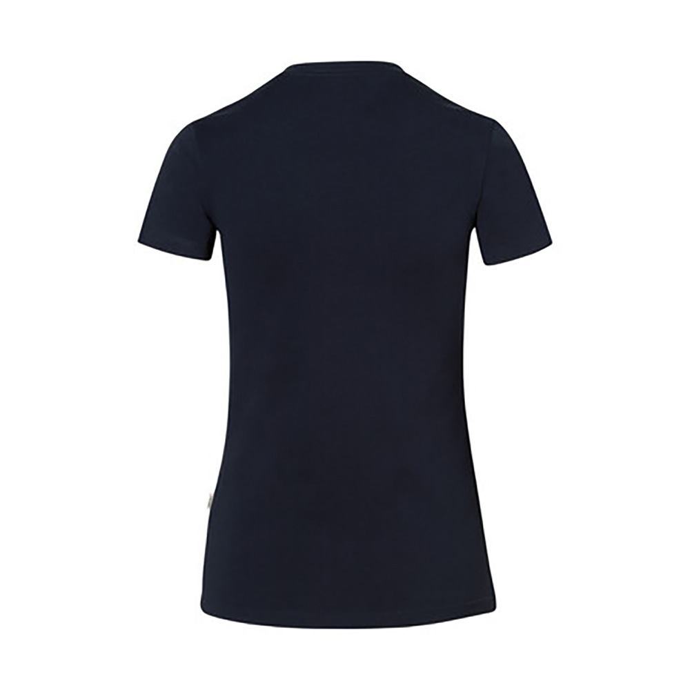 Woman-V-Shirt Stretch, bodyfit, tinte
